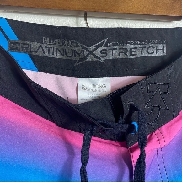 Billabong Board Shorts Platinum X Recycler Series Zero Gravity Stretch Size: 32 - Picture 4 of 8